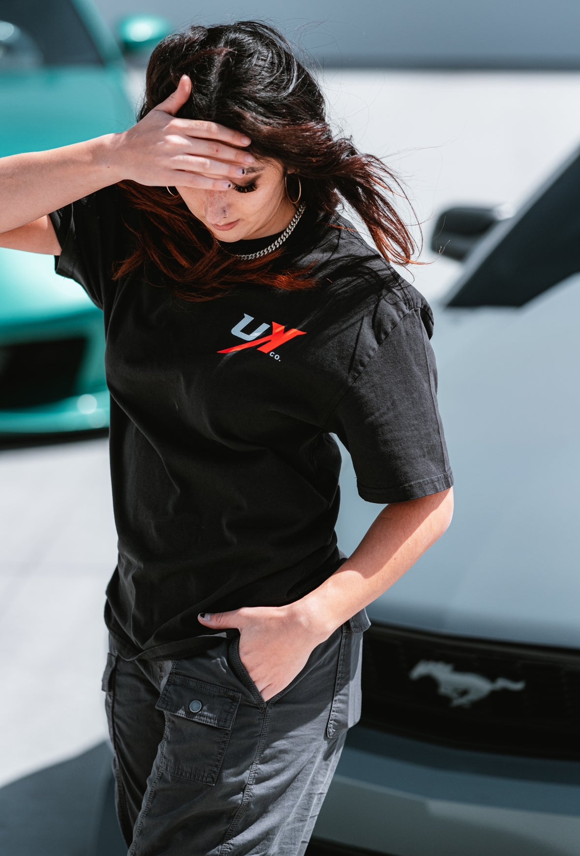 Evo 8 Black Oversized Tee