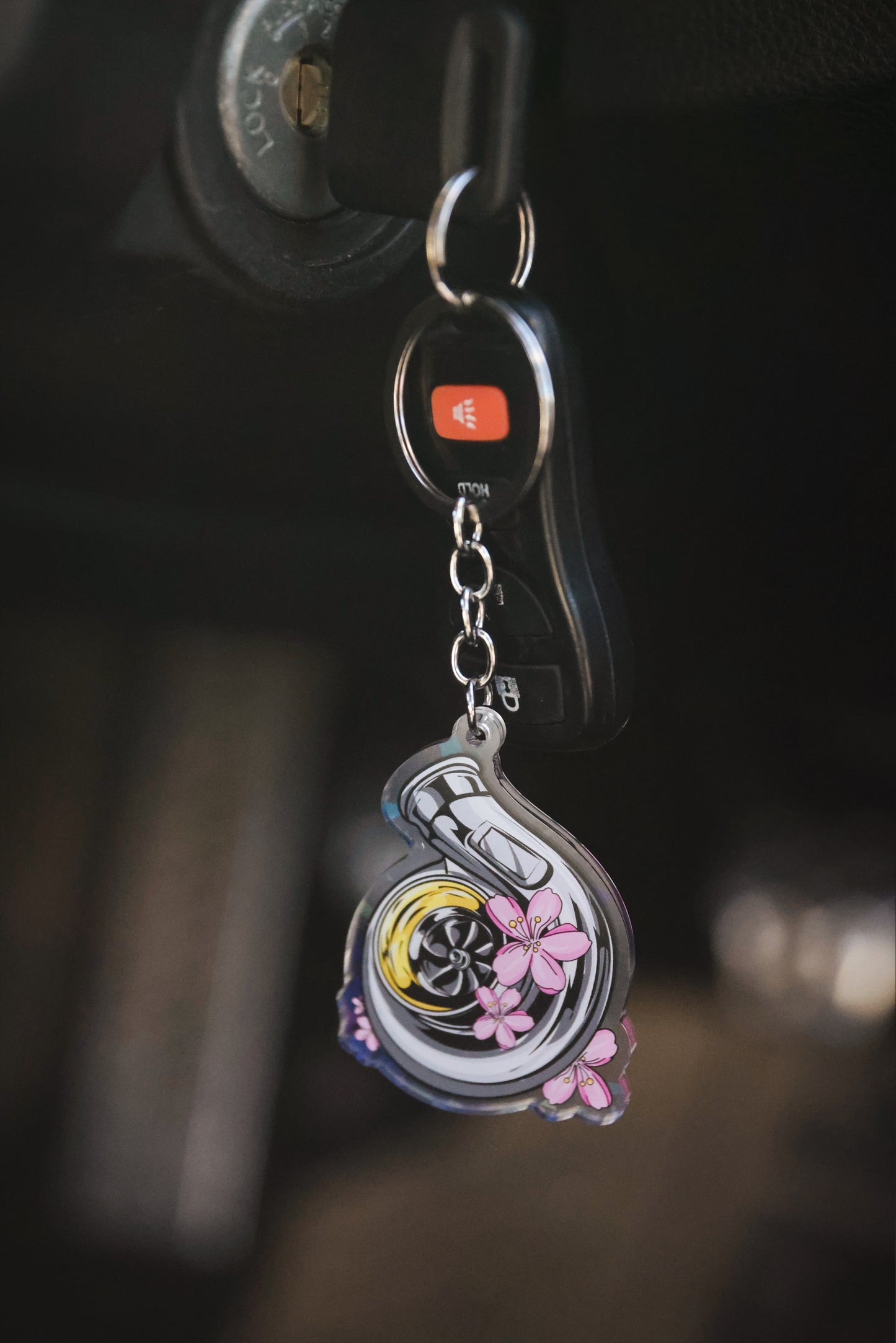 Turbo Holographic Keychain