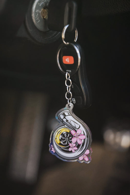 Turbo Holographic Keychain