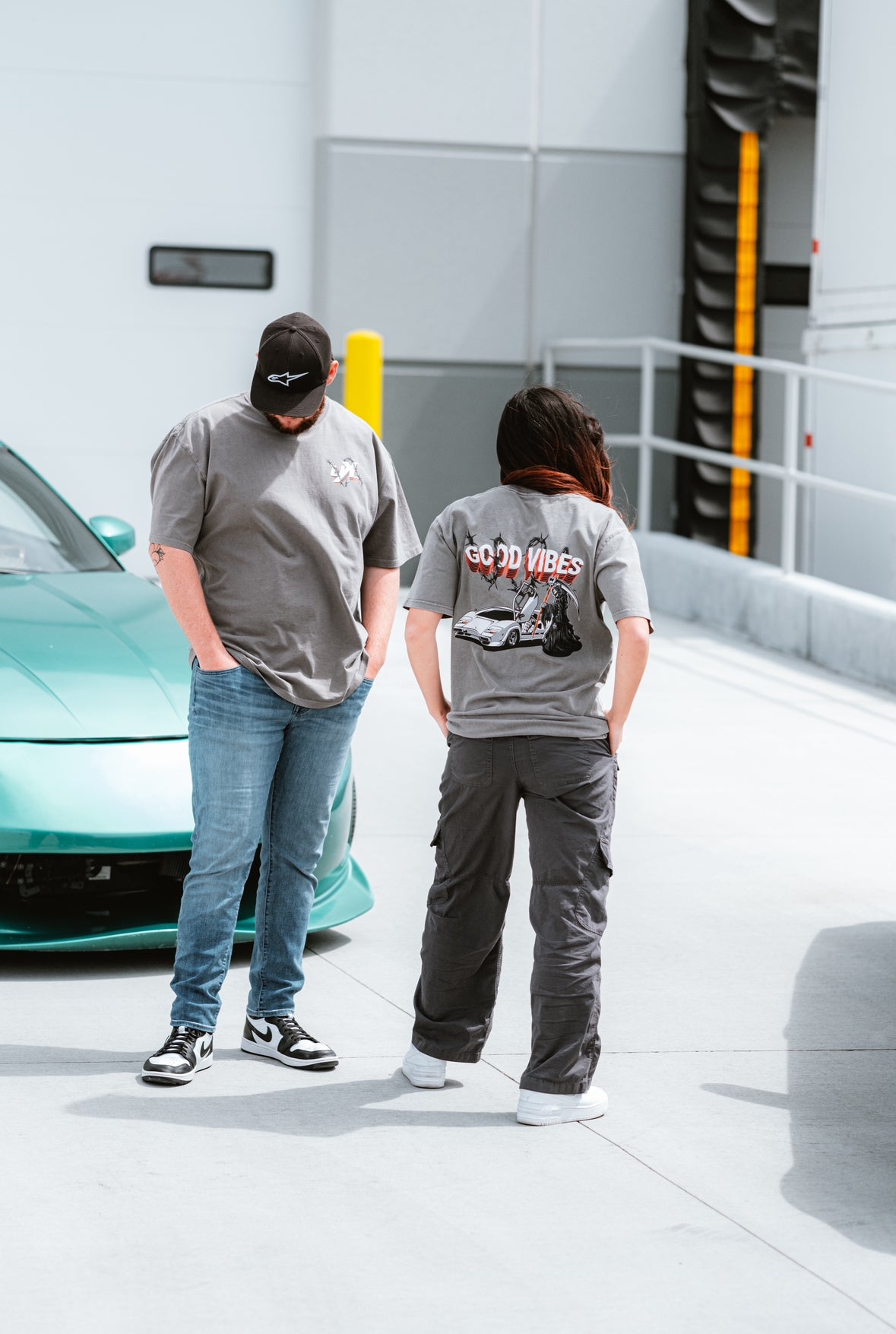 "GOOD VIBES" Countach Oversized Tee