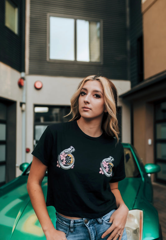 Twin TT's Blossom Crop Top